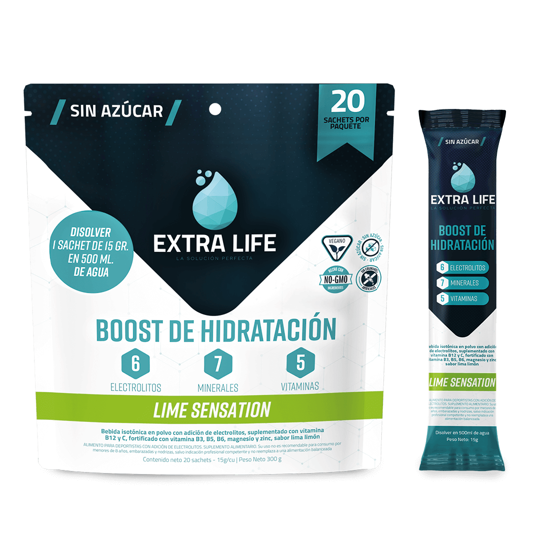 Extra Life Boost de Hidratación 20 Unidades Lime Sensation